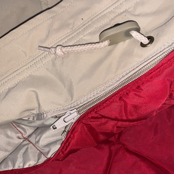 Eddie Bauer Men's EBtek Zip-Out Hoodie Goose Down Parka Sand Beige Size Medium - Picture 11 of 15